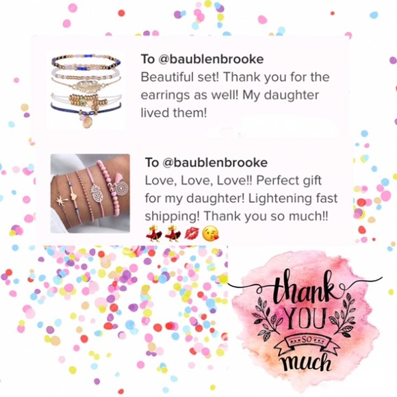 Turtle/World Map/Marble 5-Piece Bracelet Set - Picture 6 of 8